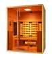 Preview: Infrarot Sauna Infra 4 Health 160 Deluxe für 2-3 Personen - Red Cedar Holz