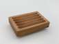 Preview: Design soap dish made from cherry wood