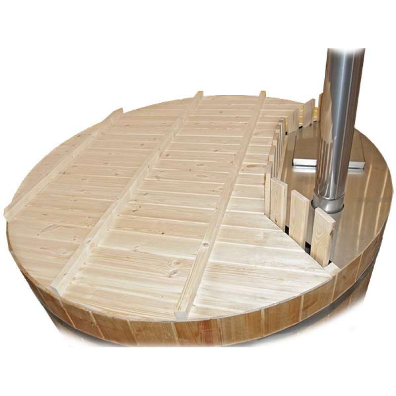 Wooden cover for Hot Tub with inside heater
